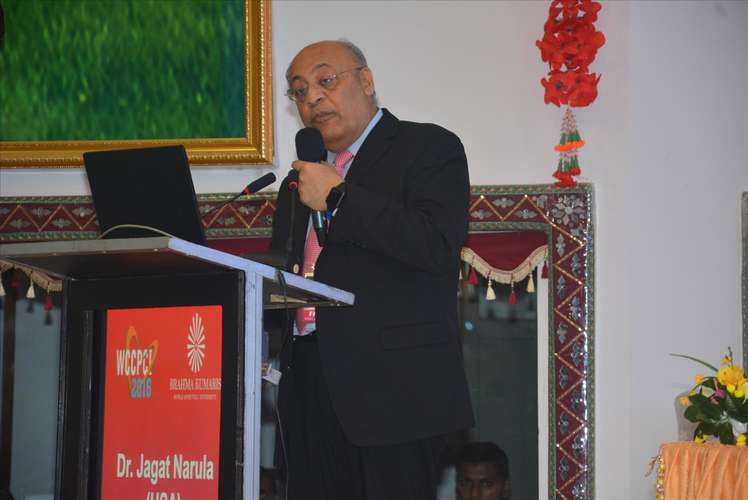 Dr. Jagat Narula participating in wccpci-2016, sharing insights in Professor of Medicine